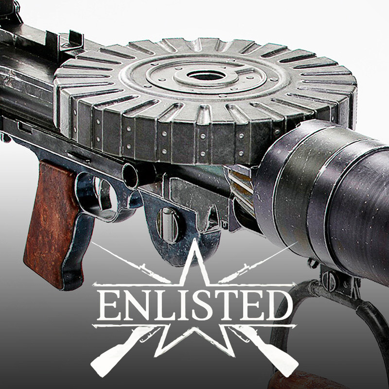 Enlisted - Lewis gun