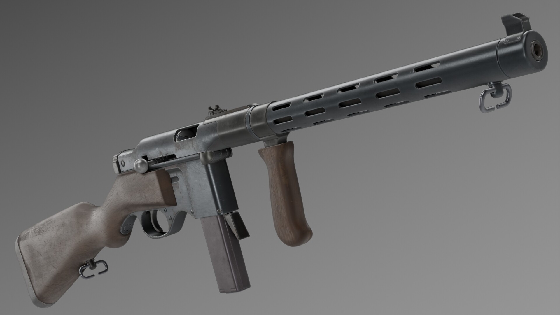 ArtStation - Submachine Gun Concept