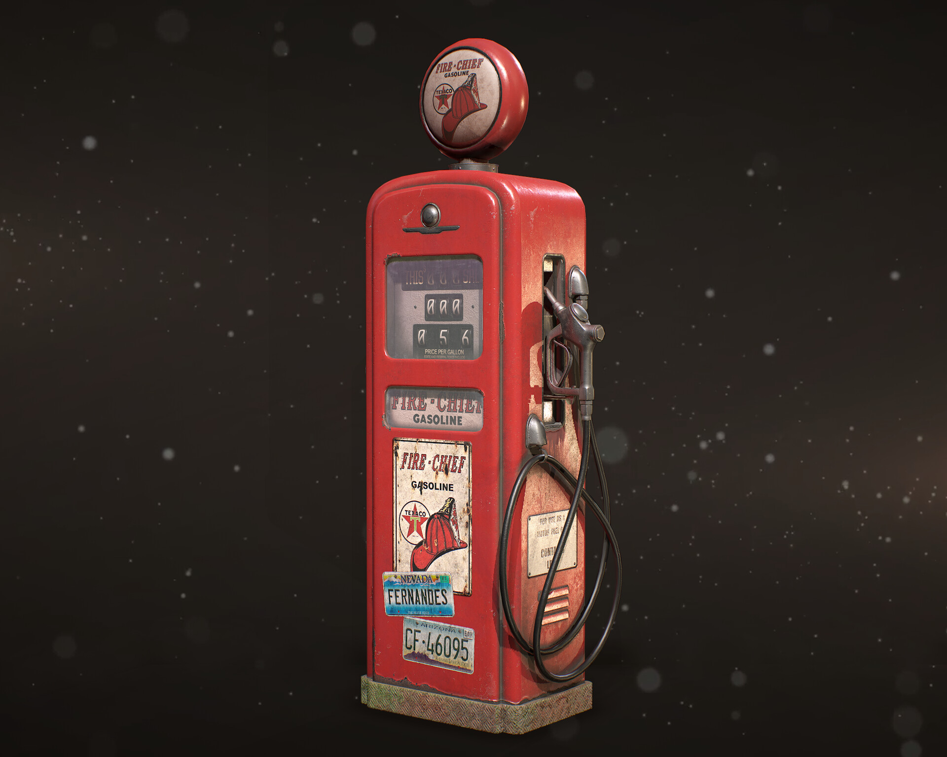 ArtStation - Vintage Vending Machine (7Up/Dr Pepper)