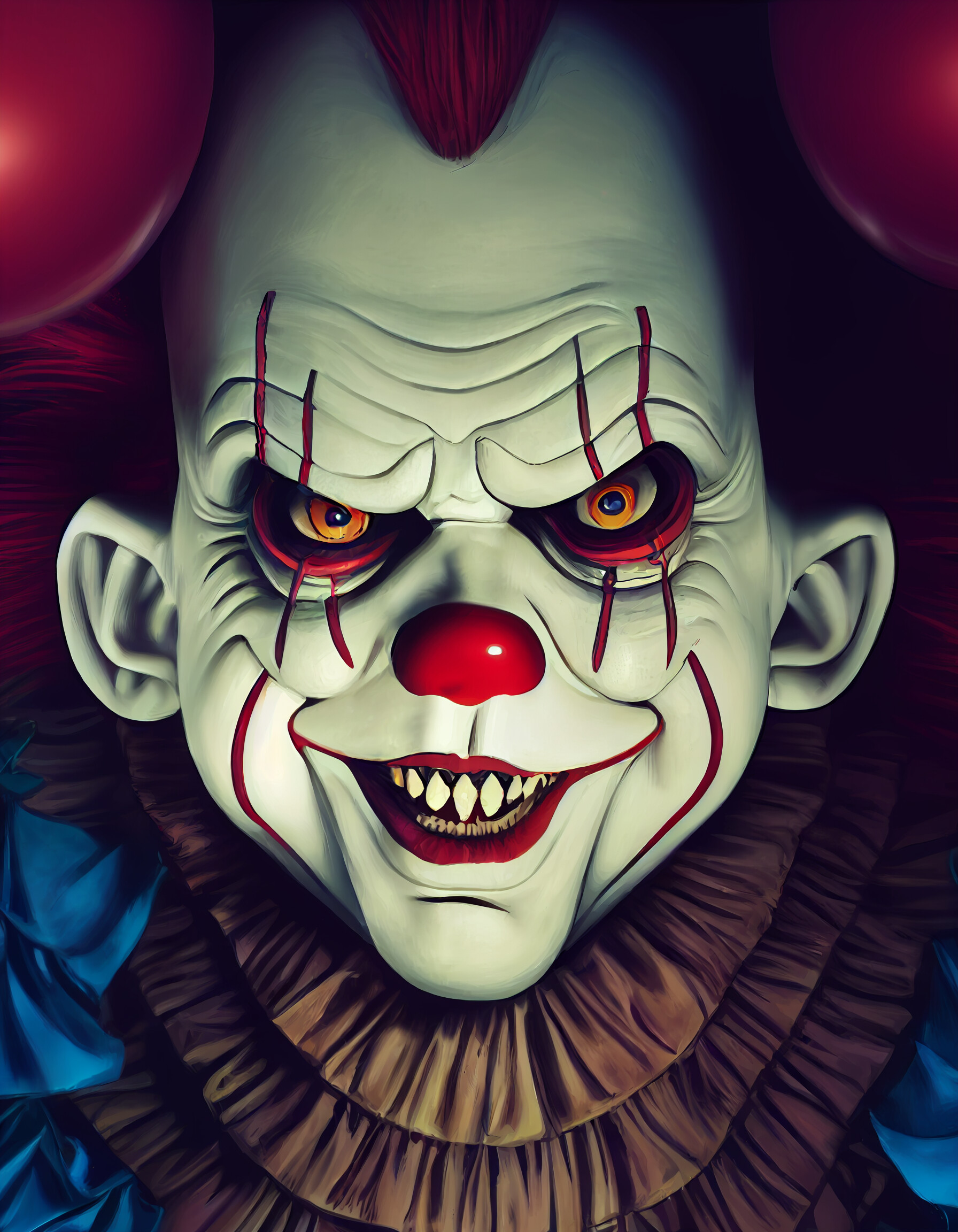 Artstation - Pennywise 2d Concept Art