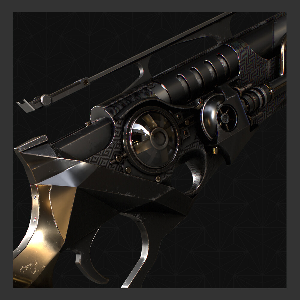 ArtStation Emily's Gun Dishonored 2 Fan Art