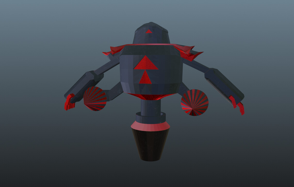 ArtStation - Red Robot Final Enemy Boss