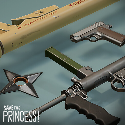 ArtStation Various Small Arms