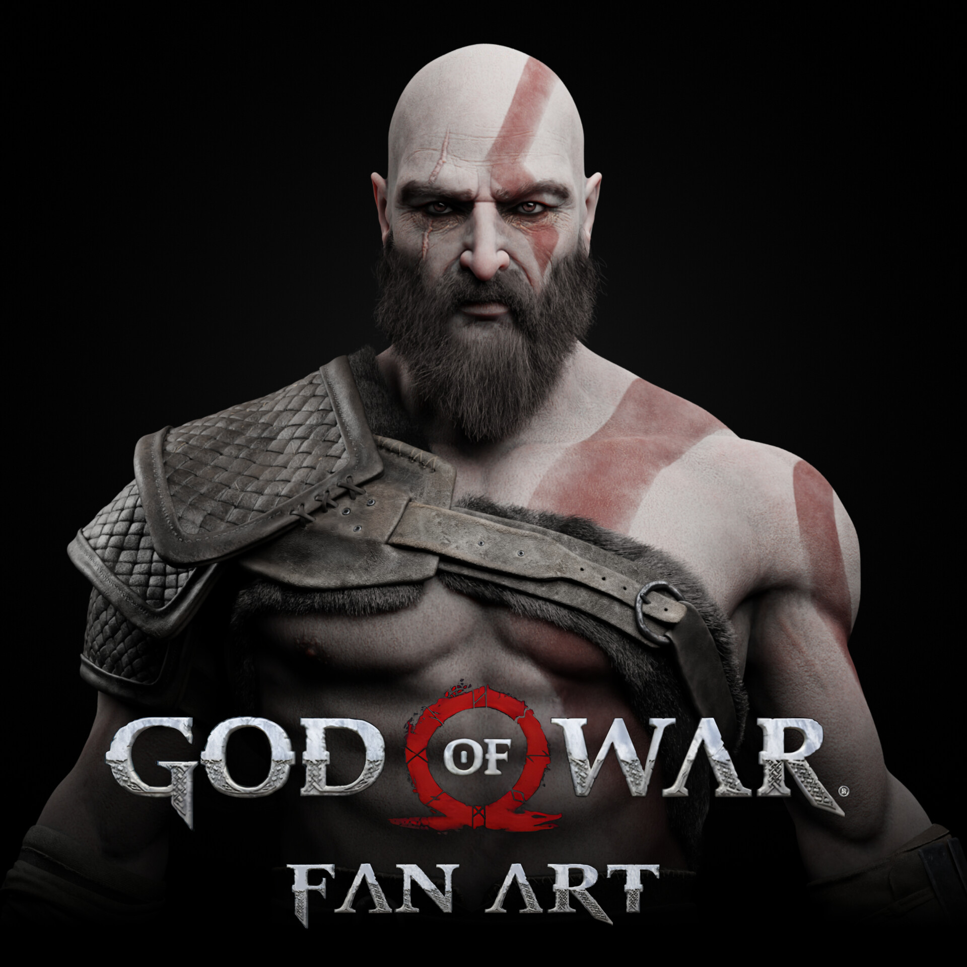 ArtStation - God of War - Kratos Wallpaper Poster HD