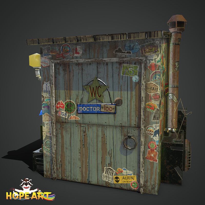 The Outhouse: Low Poly