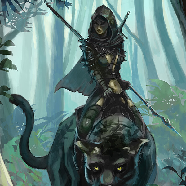 ArtStation - Jungle Hunter-Study