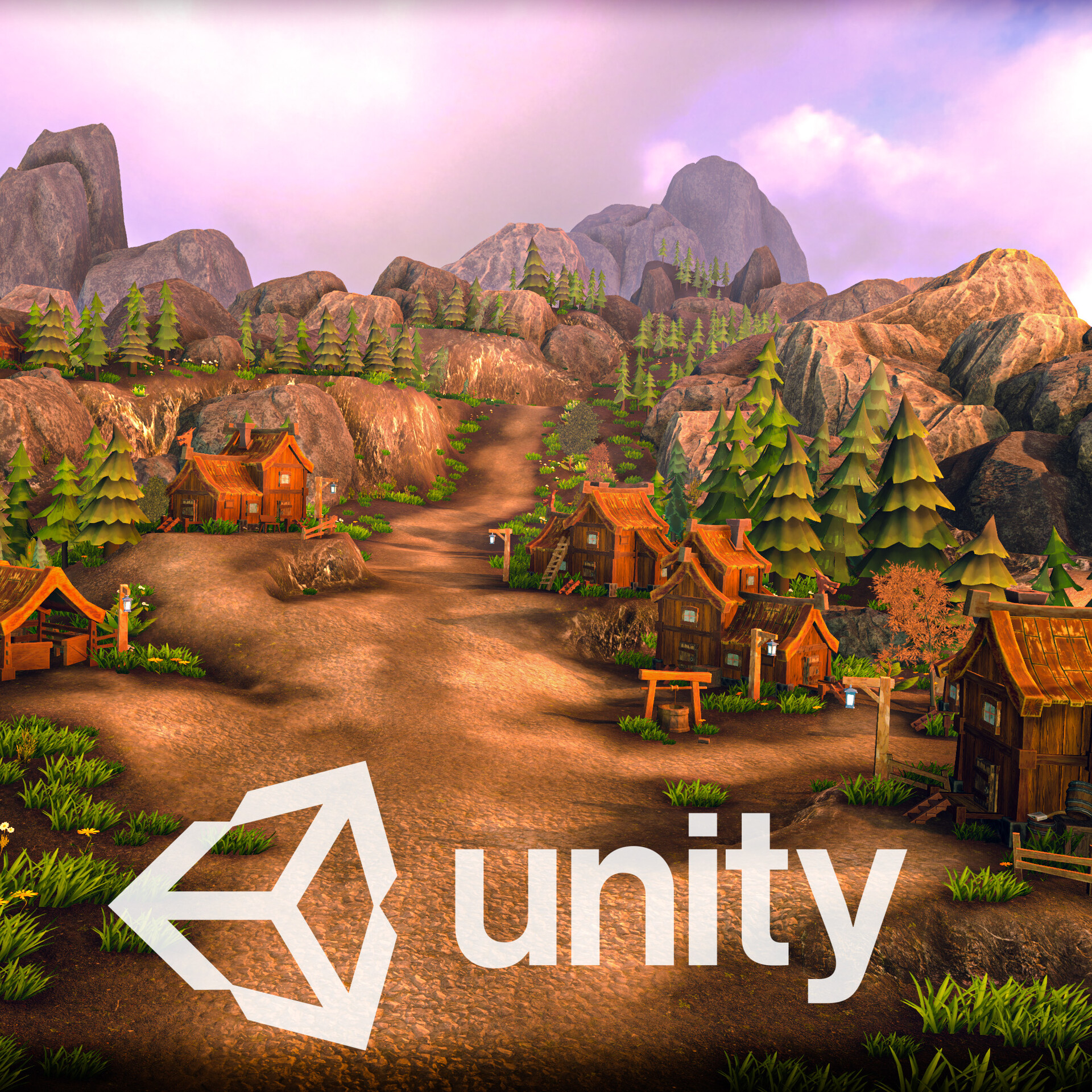 ArtStation Fantasy Village Unity 