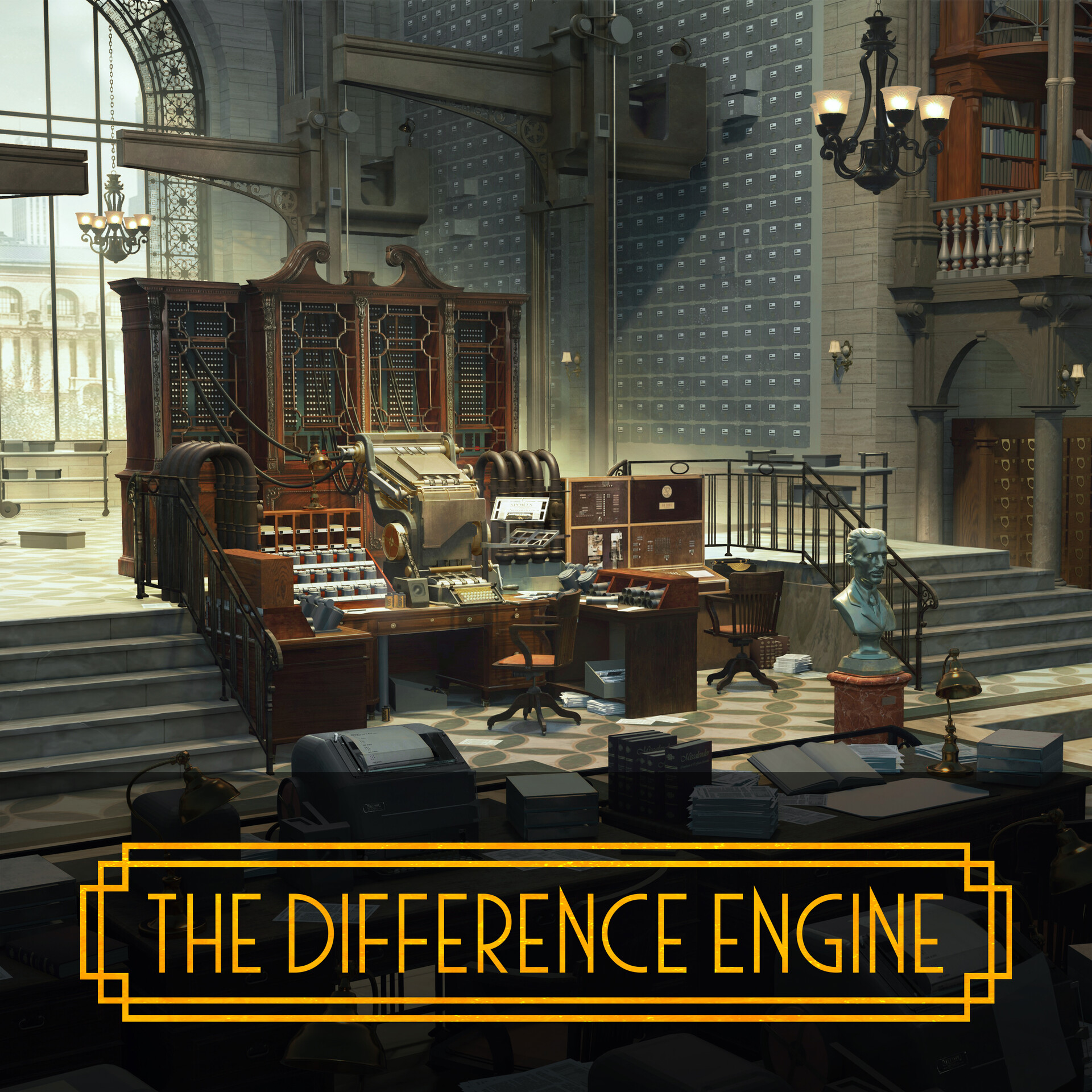ArtStation The Difference Engine Central Statistics Bureau