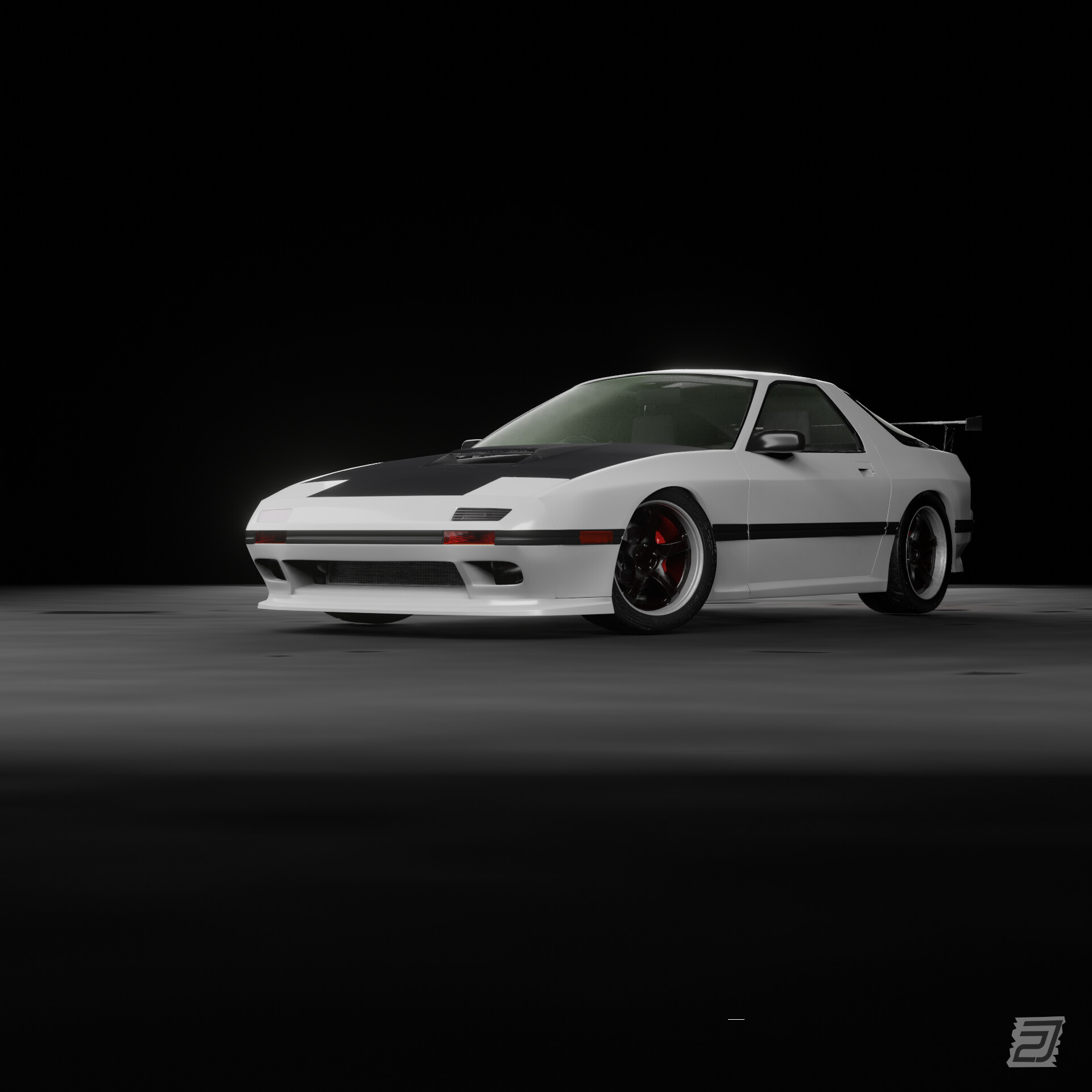 Artstation 1990 Mazda Savanna Gt Limited Rx 7 Fc3s