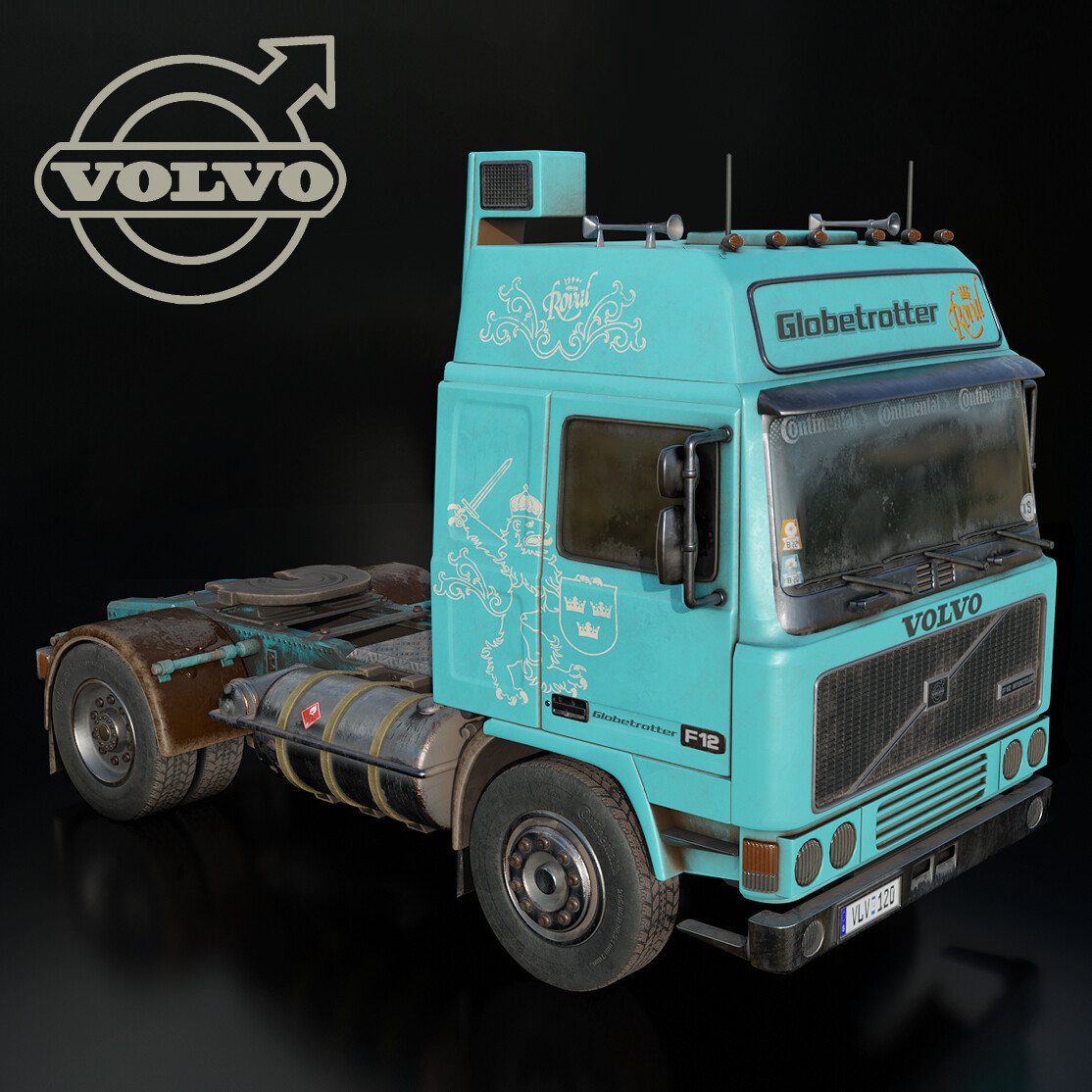 ArtStation - Volvo F12 Globetrotter