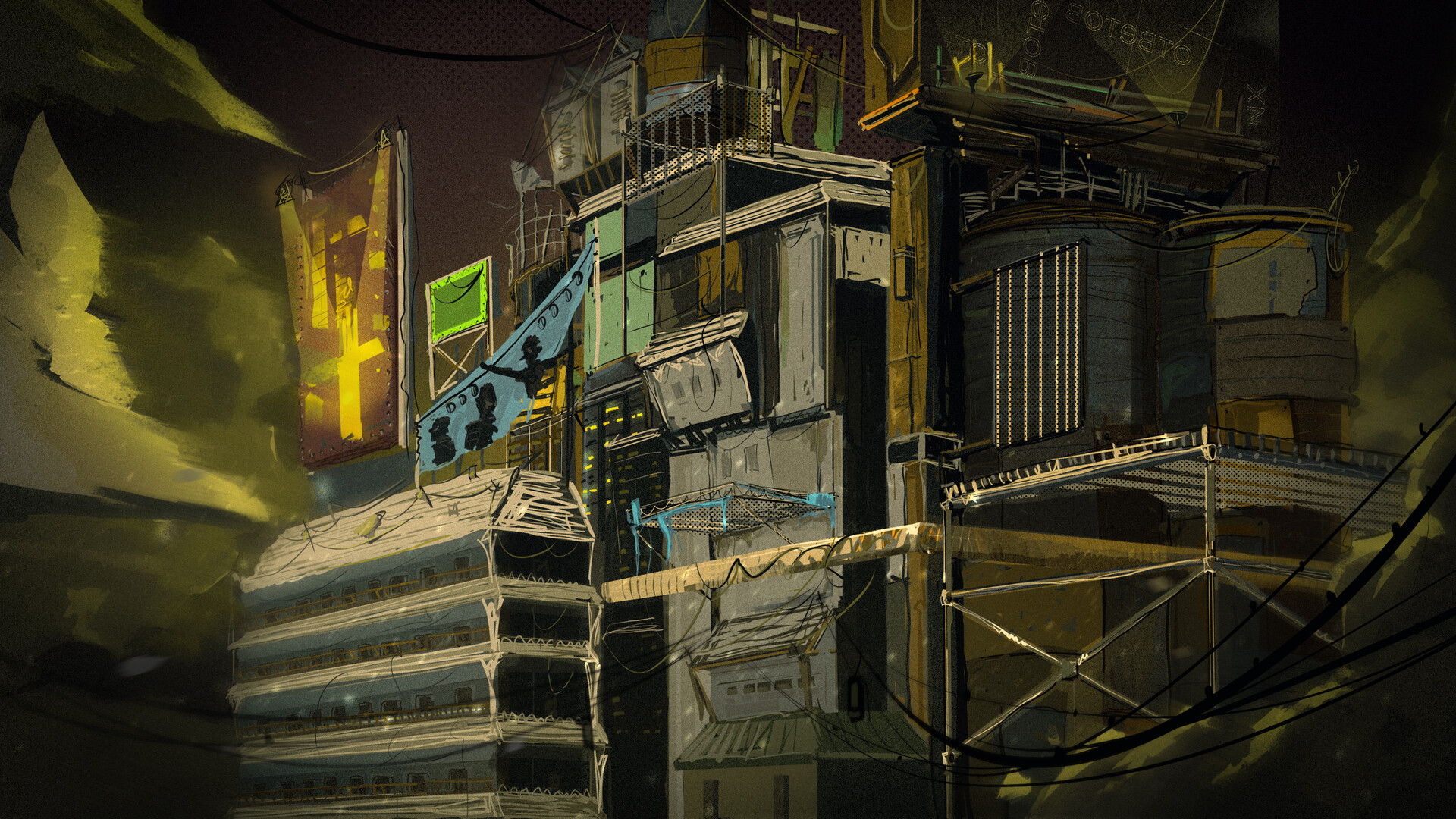 ArtStation Tower City / Landscape