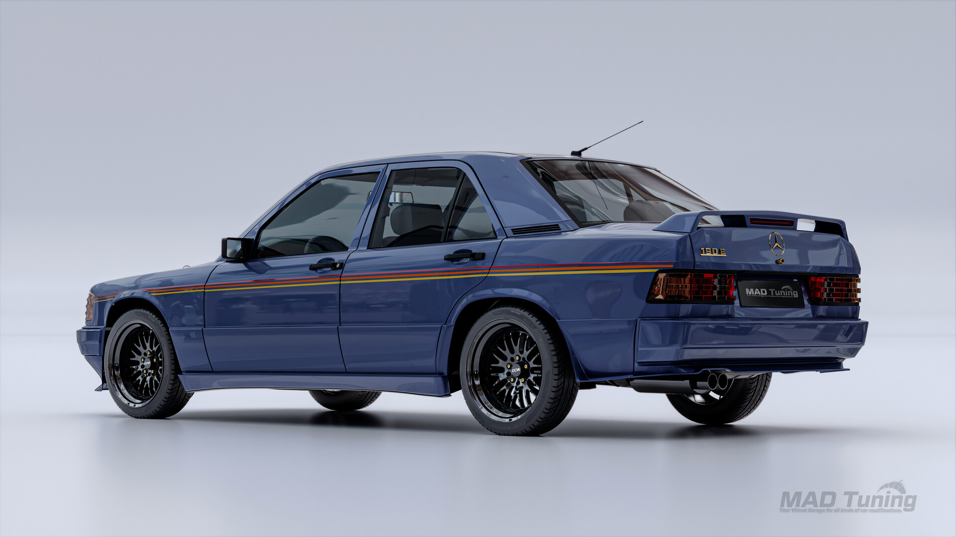 ArtStation Mercedes 190e Custom