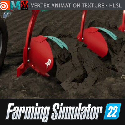 ArtStation - Farming Simulator 22 | Vertex Animation Texture | Plow