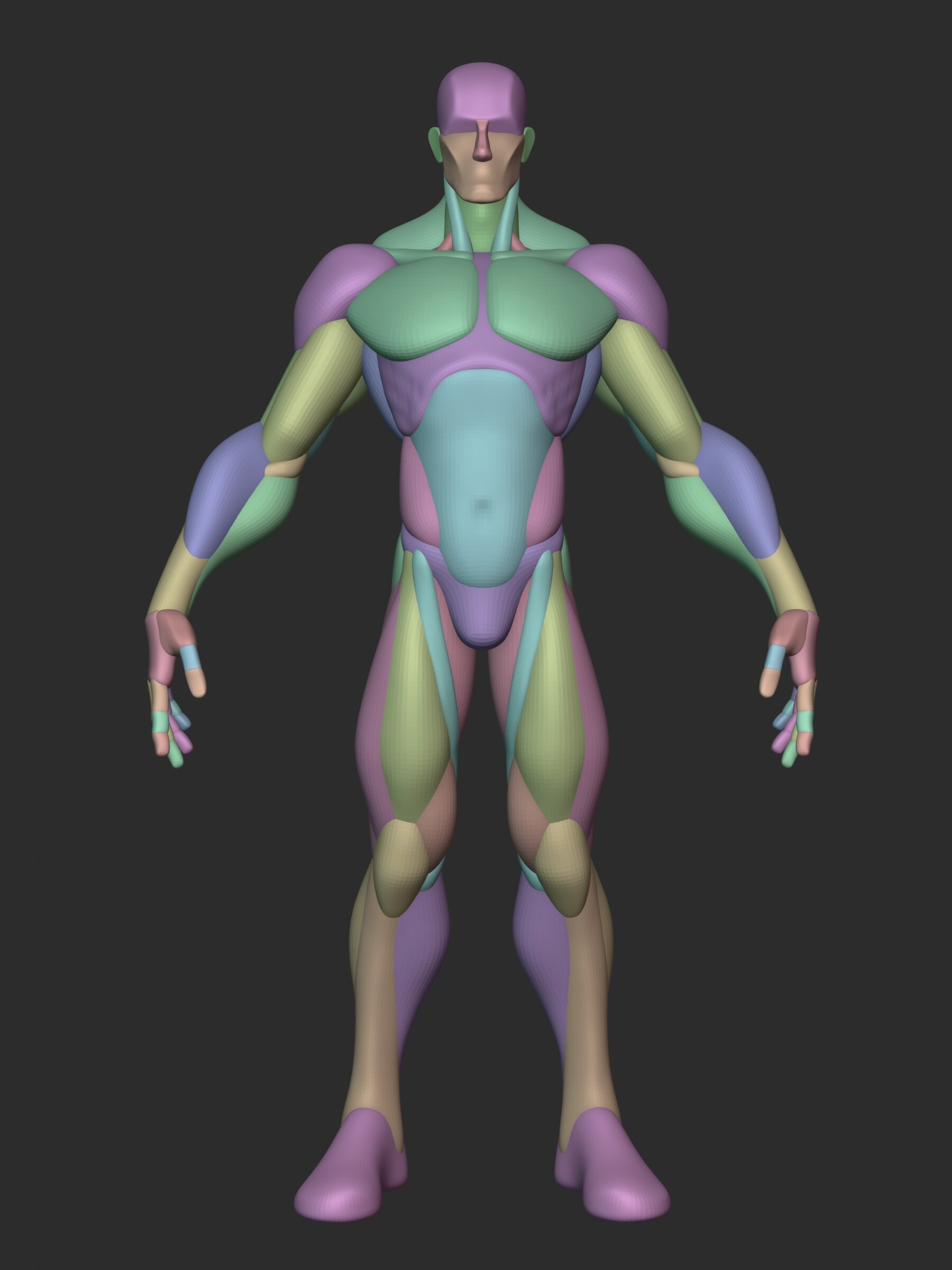 ArtStation - Standard Male Stylized Blockout V1