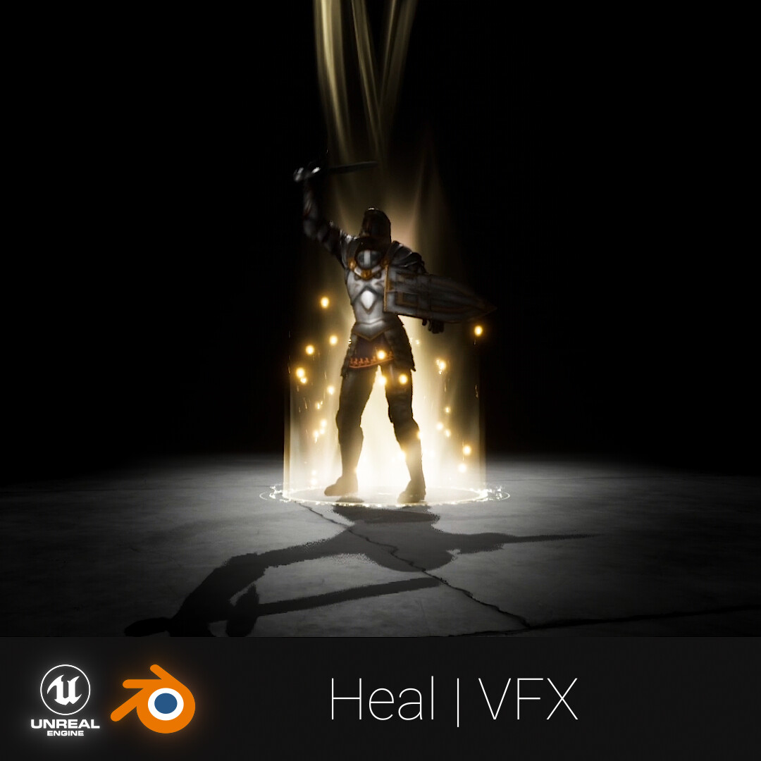 ArtStation - Heal Spell VFX (UE4/5)