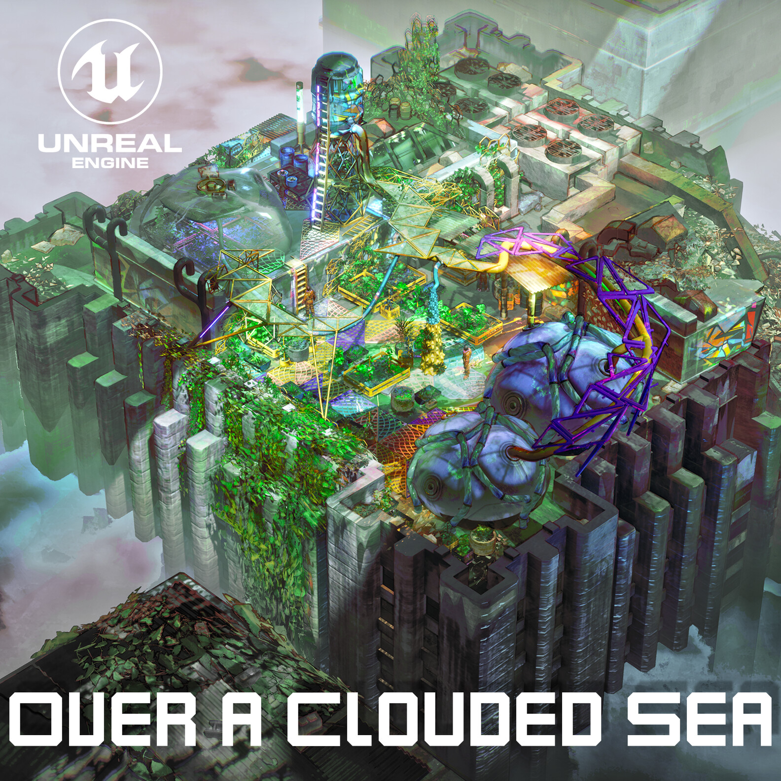 ArtStation - Over a Clouded Sea