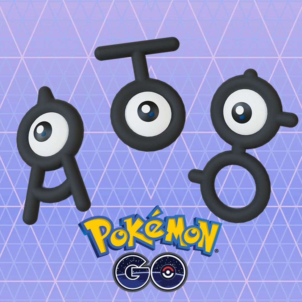 PARTY PARTY PARTY HARD — [Image: conceptual fanart of the Pokémon Unown