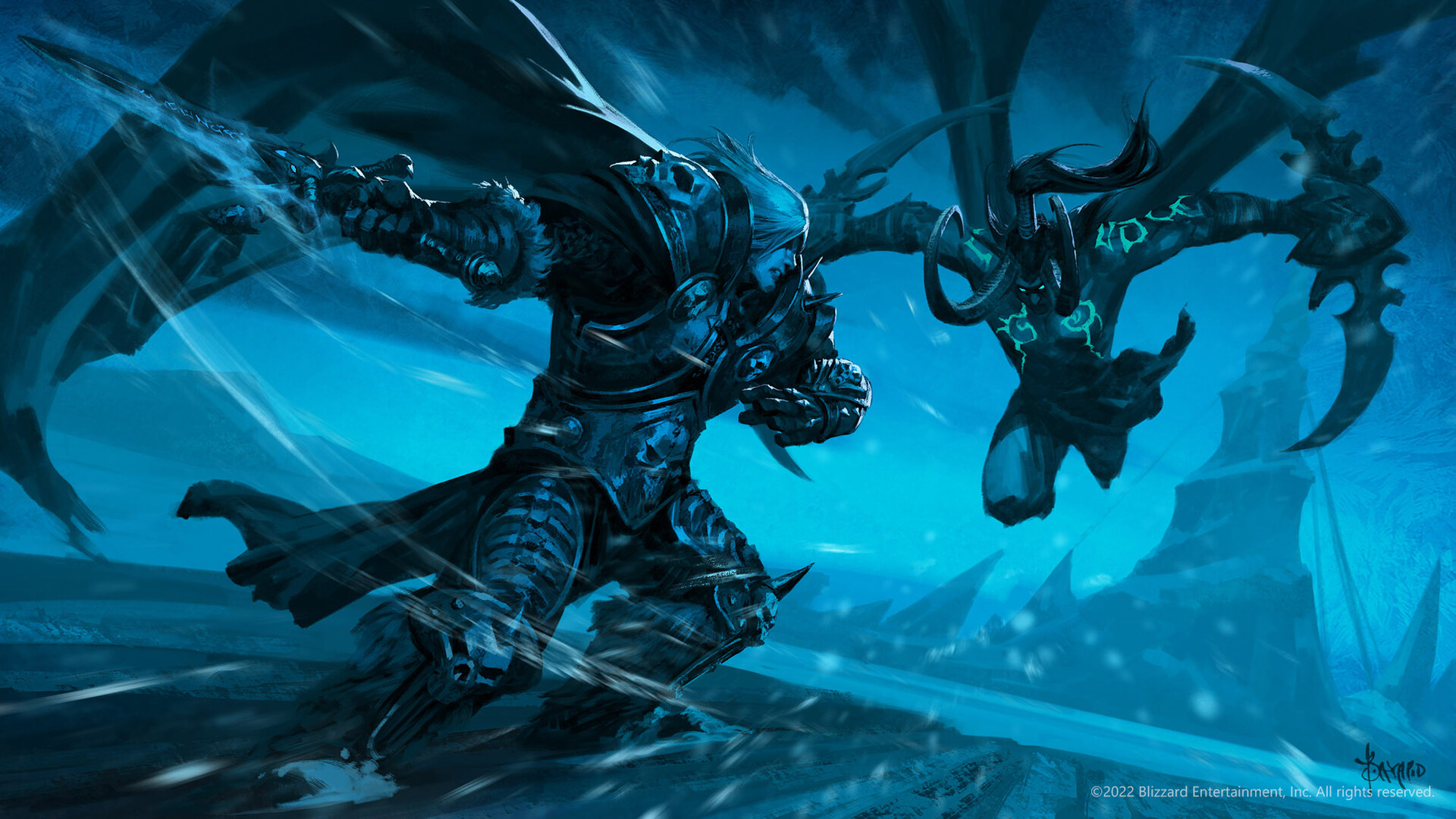 Illustrations for Lore in Short - <b>Arthas</b> Menethil, Bayard Wu.