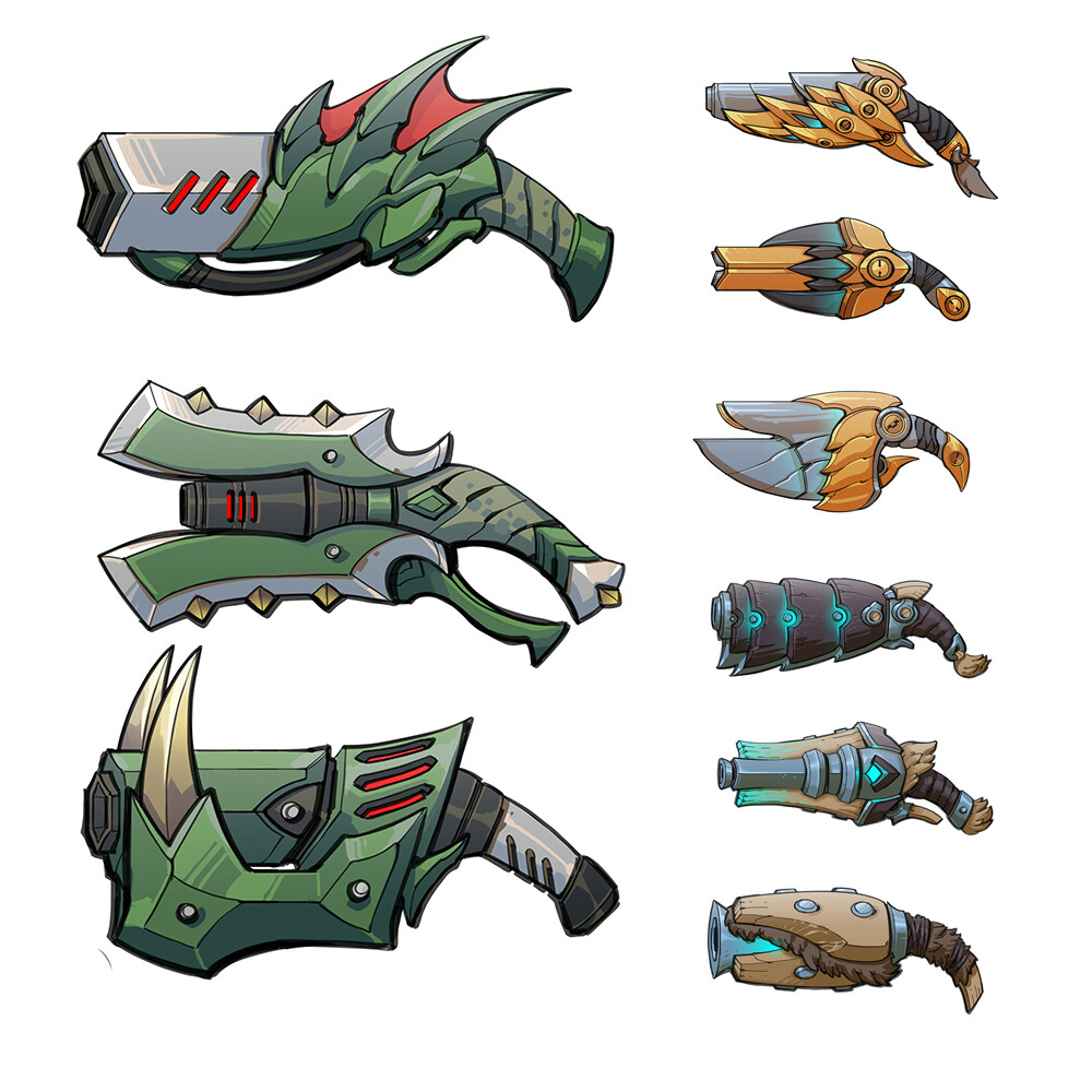 ArtStation Dauntless Repeaters Development