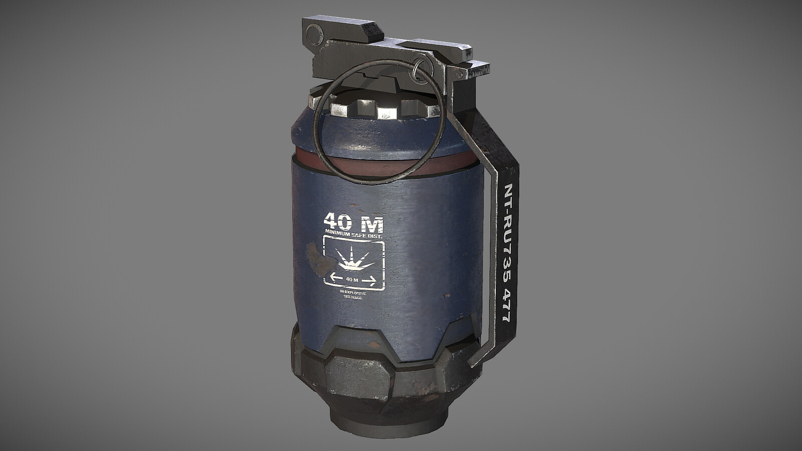HMX Hi Explosive Grenade