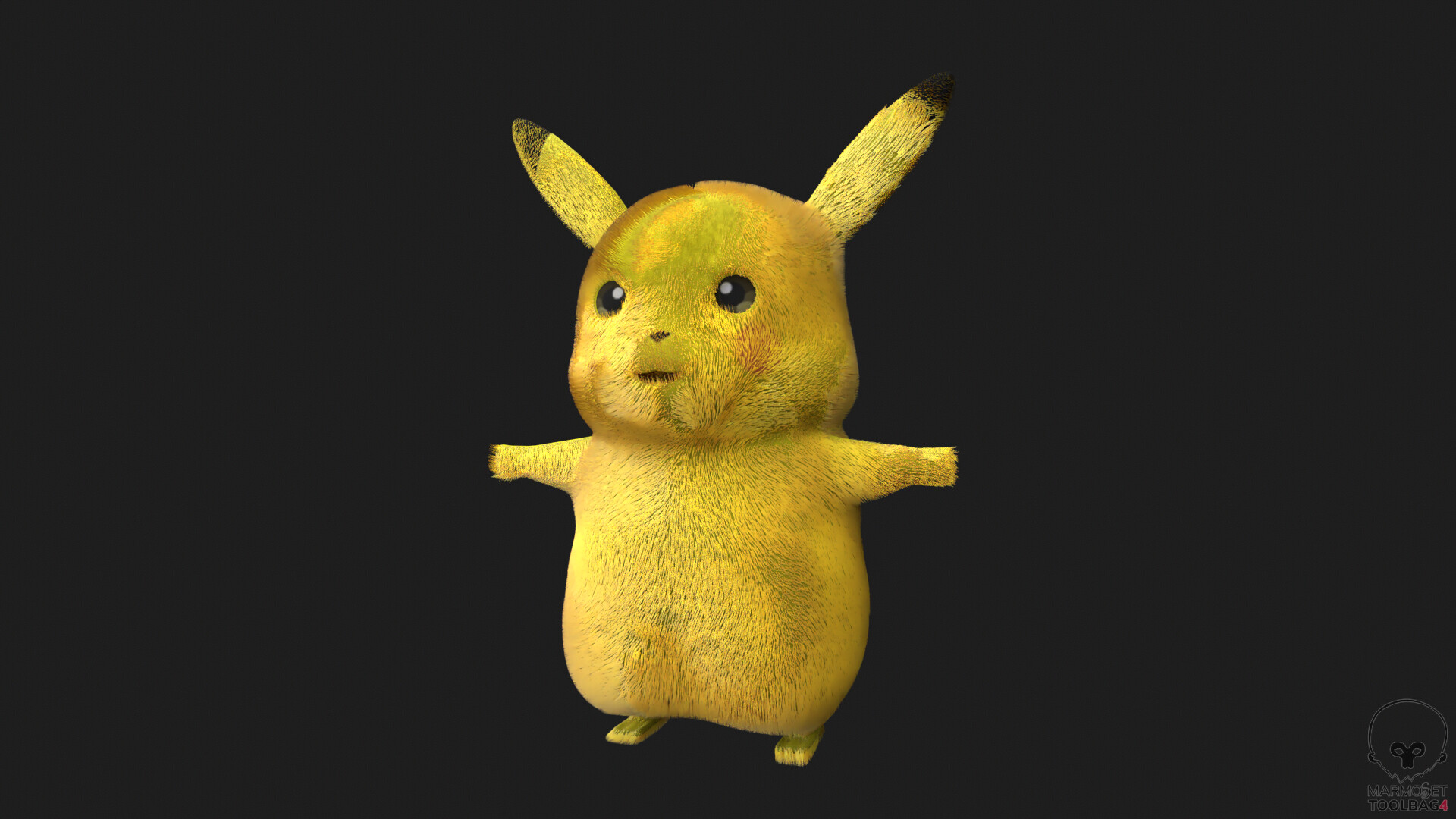 ArtStation - Realistic Pikachu