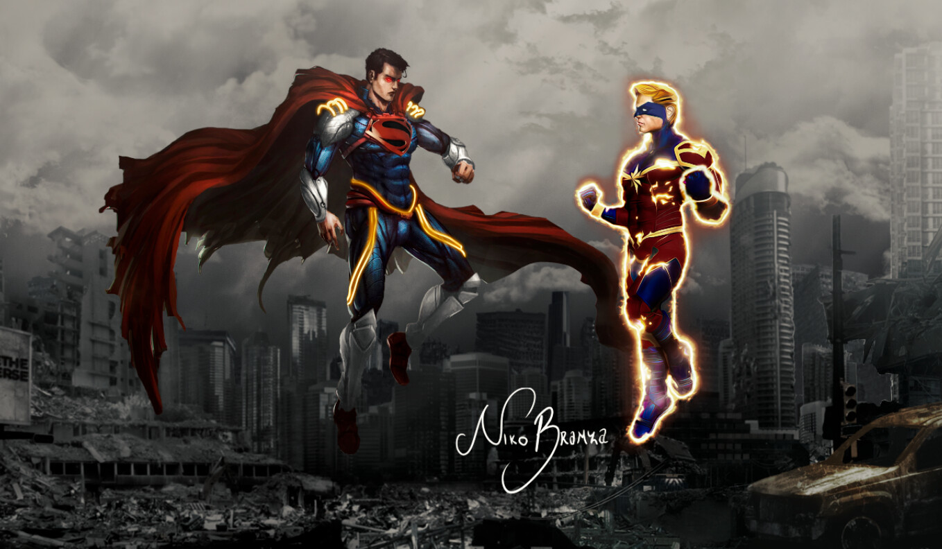 captain marvel jr vs superboy