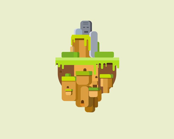 ArtStation Frog Island (single Layer)