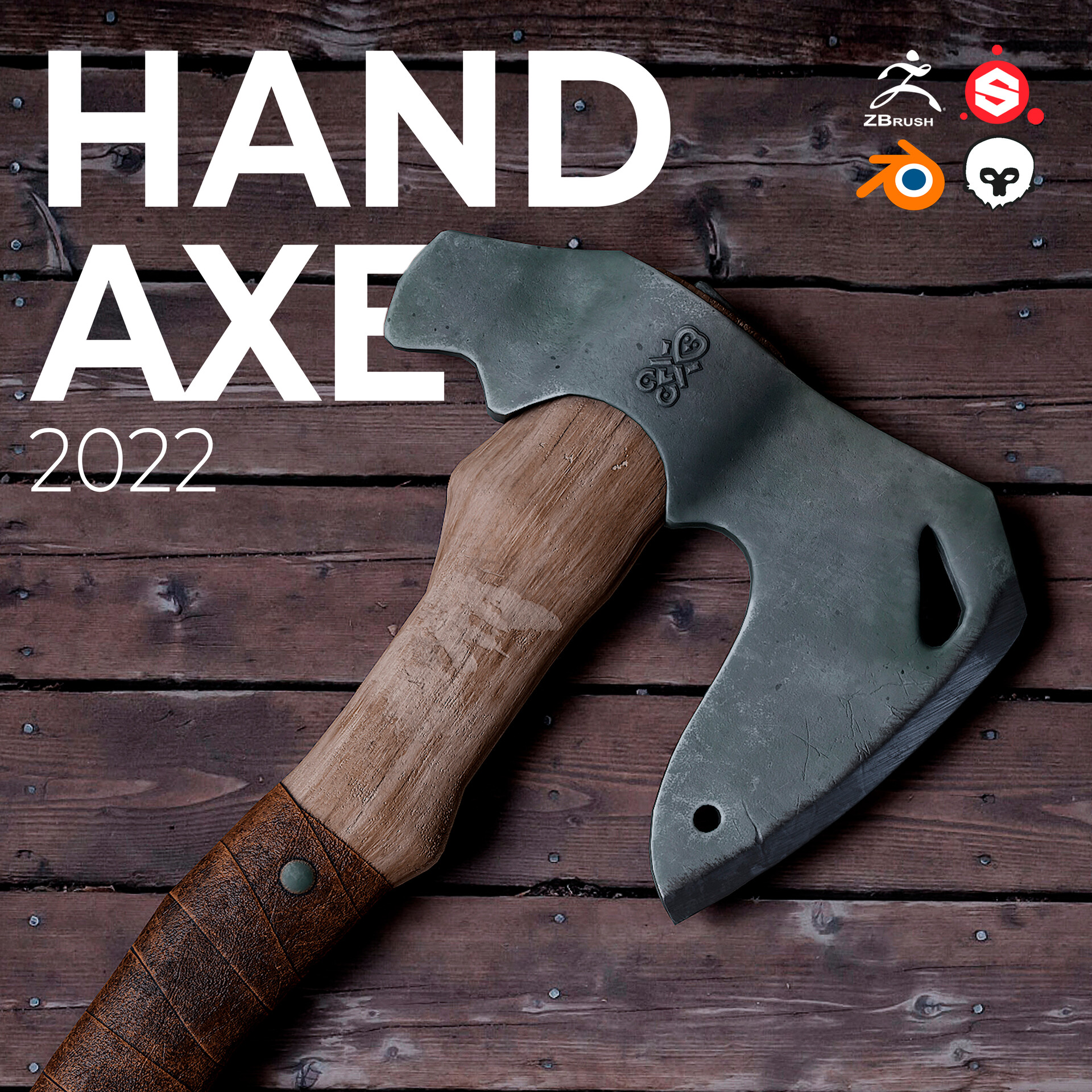 ArtStation - The hand axe