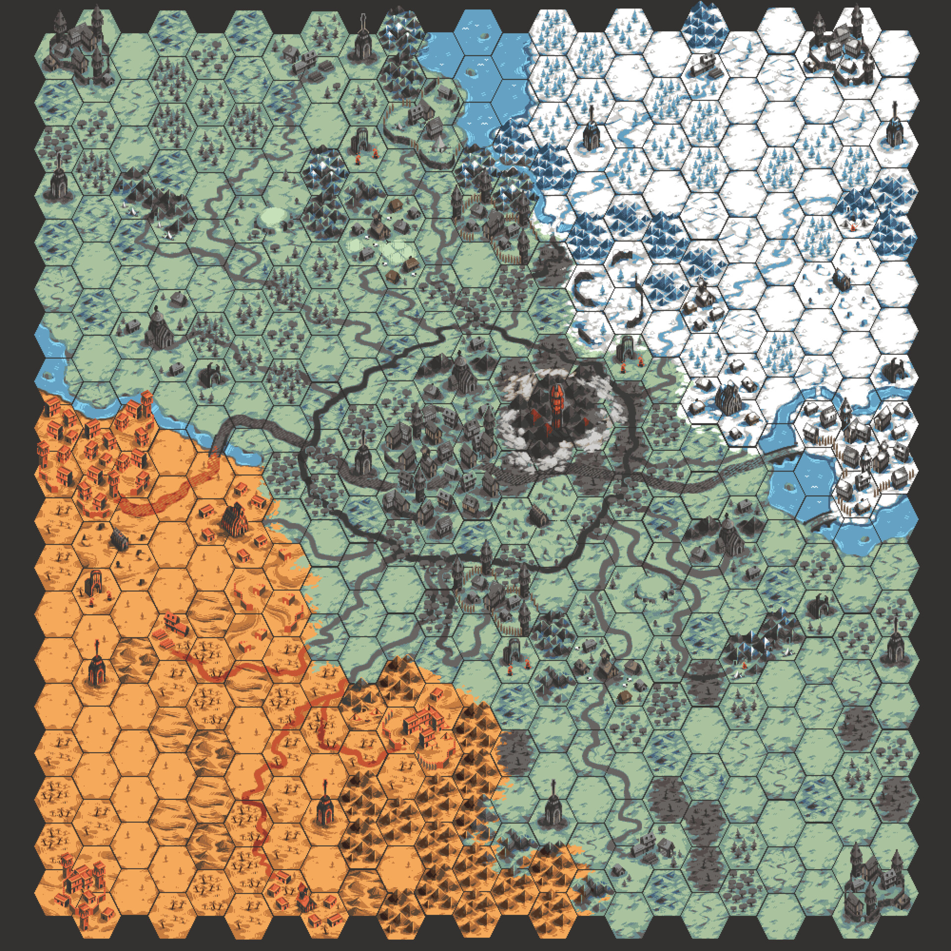 Ков карта. Arknoghts Grand Final Map.