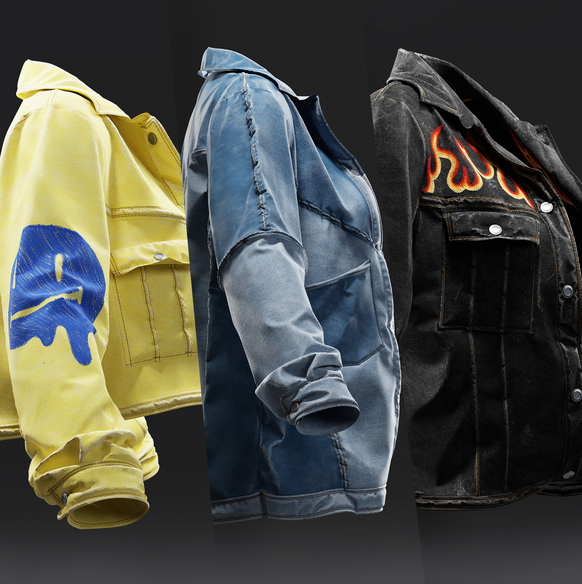 ArtStation - Denim jackets