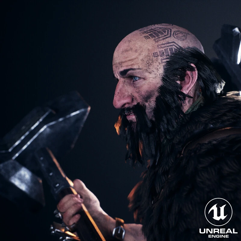 Dwalin - The Misty Mountains Cold (UE4)