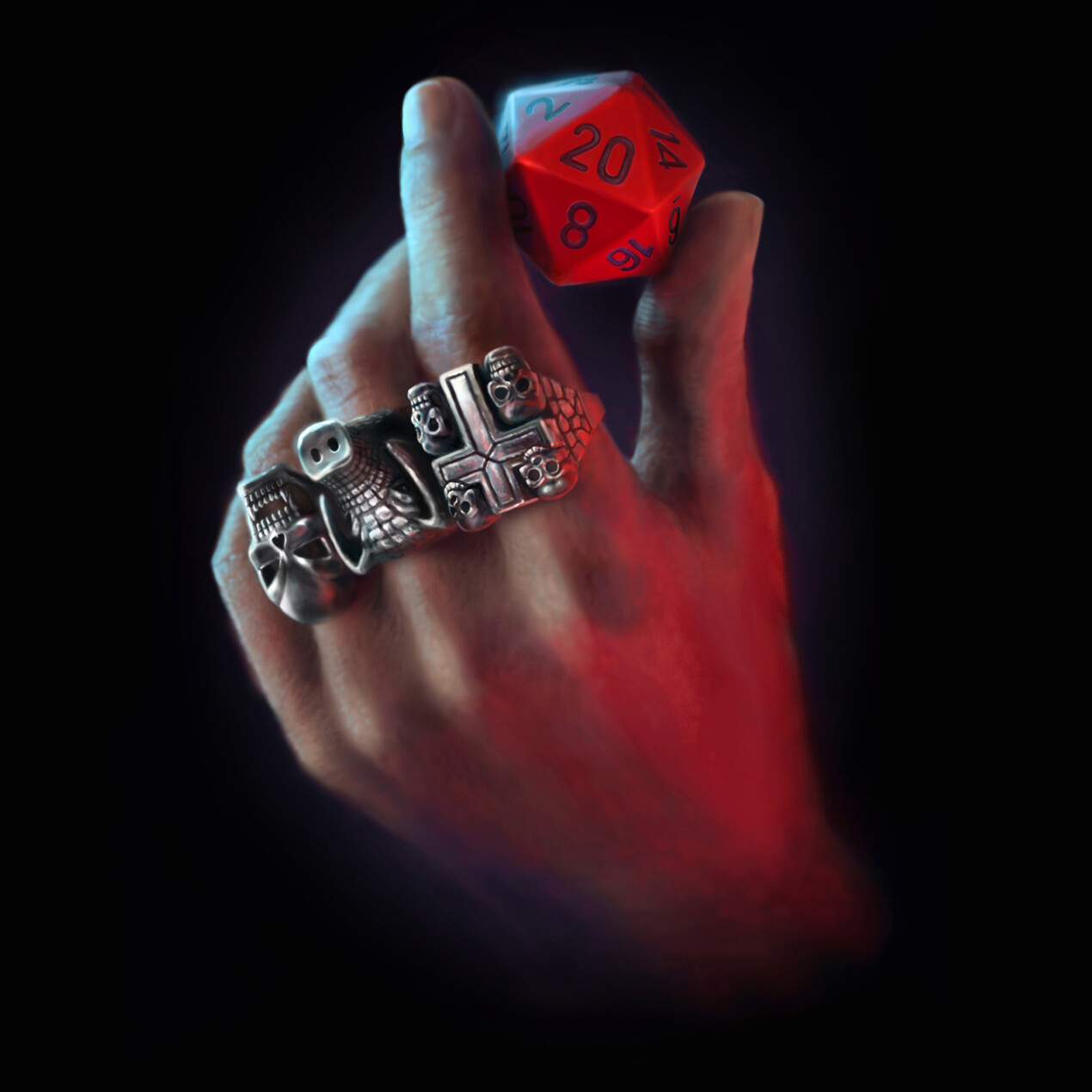 Stranger Things hand style