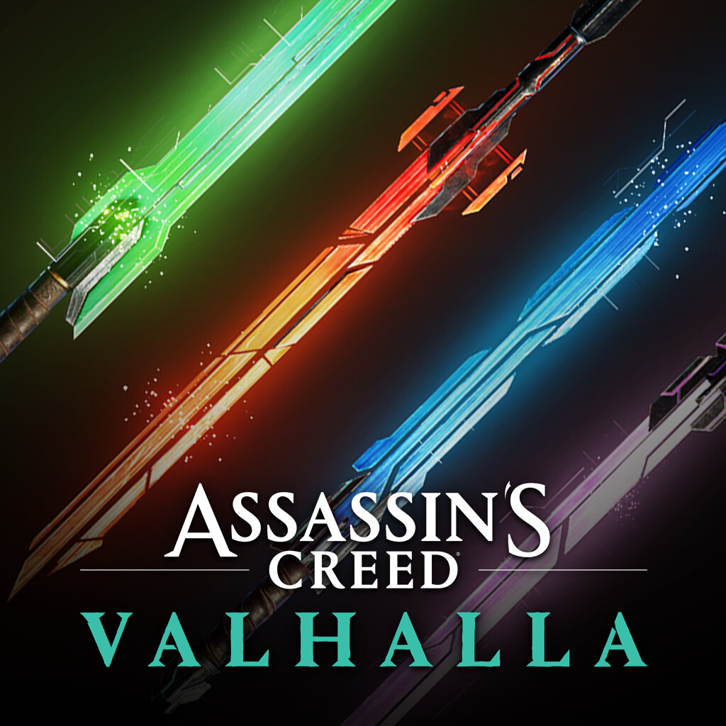 ArtStation Assassin's Creed Valhalla Vibrant Swords Rigging and Integration
