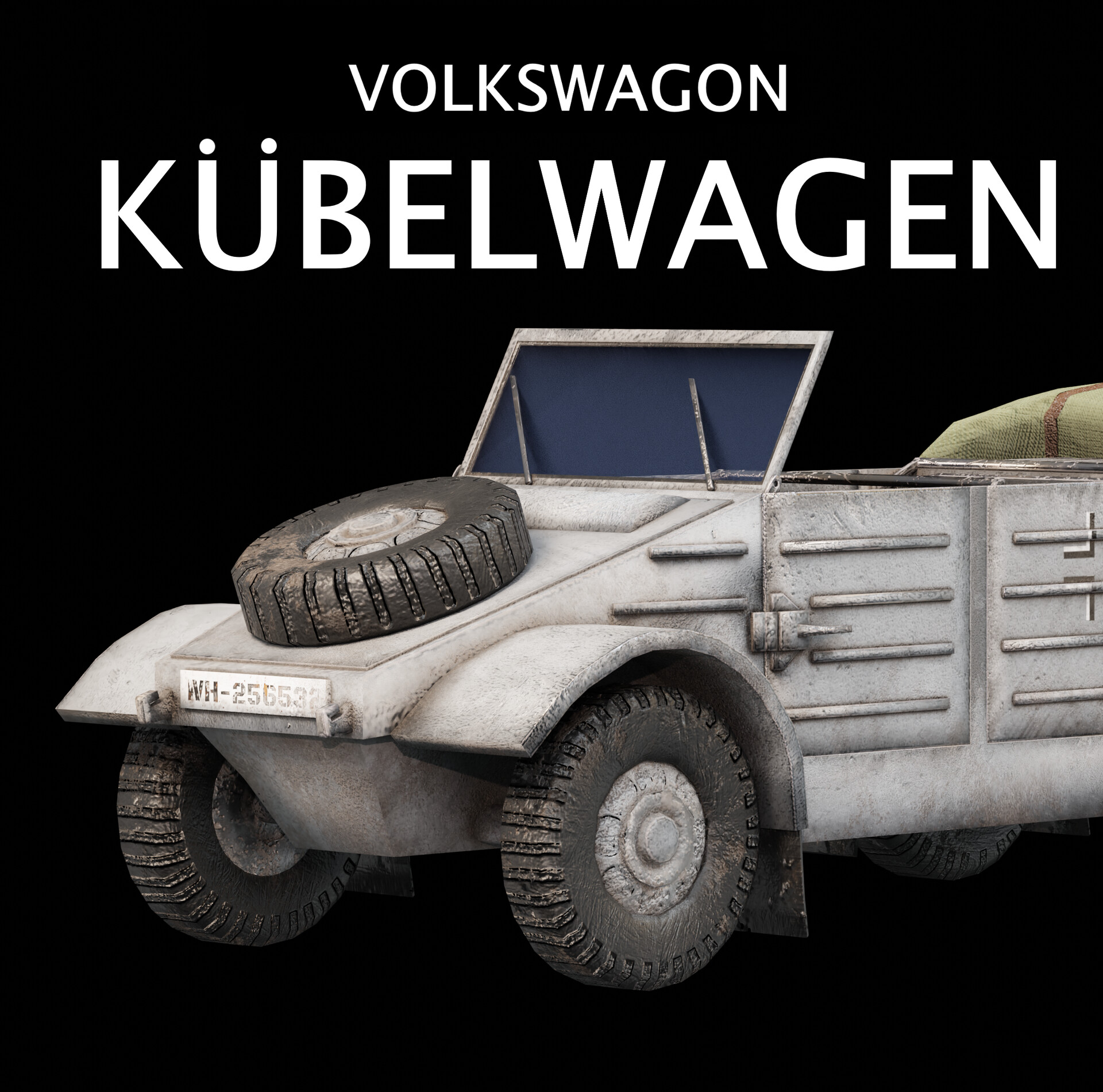 ArtStation - German WW2 Kübelwagen