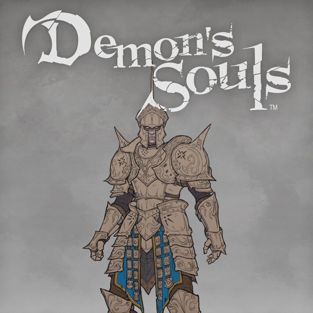 ArtStation - Demon Souls - Brushwood Armor