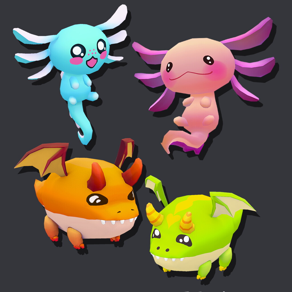 ArtStation - 3D Pets Family Theme