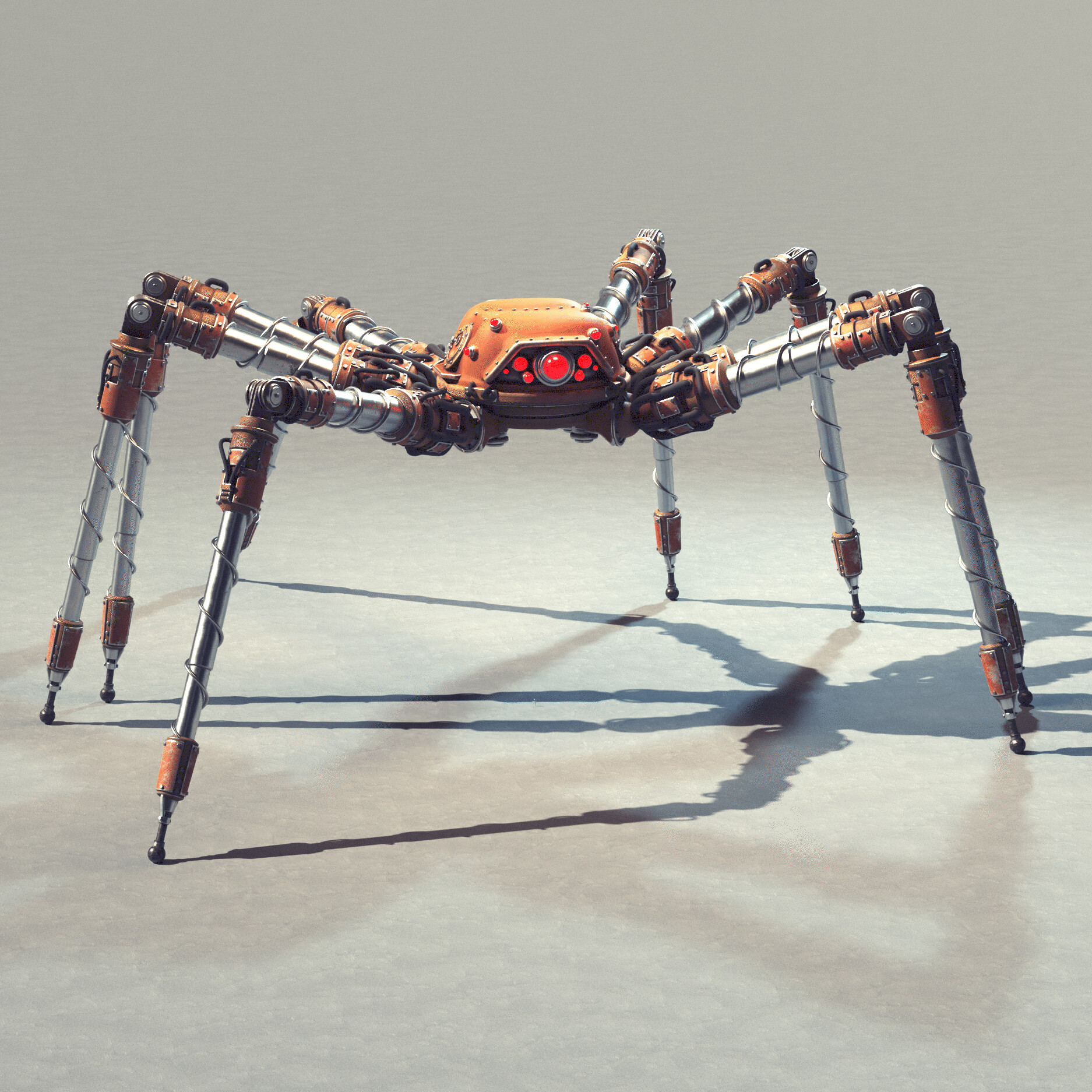 ArtStation - Spidertron from Factorio