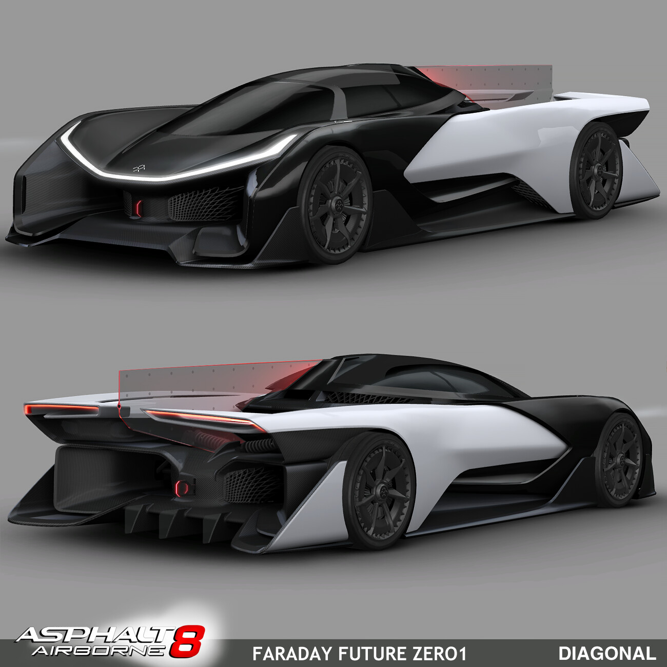 ArtStation - Asphalt8 Faraday Future FFZero1