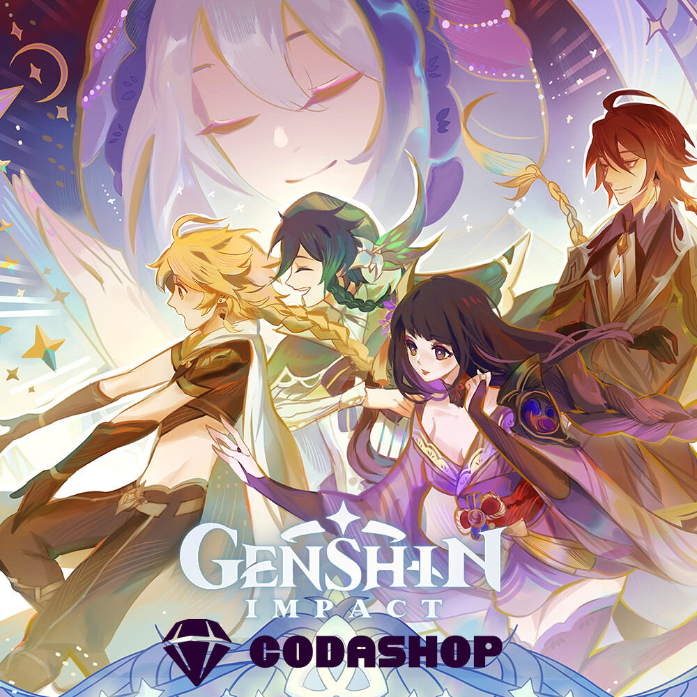 ArtStation - [Genshin Impact x Codashop] Blessing of the Welkin Moon