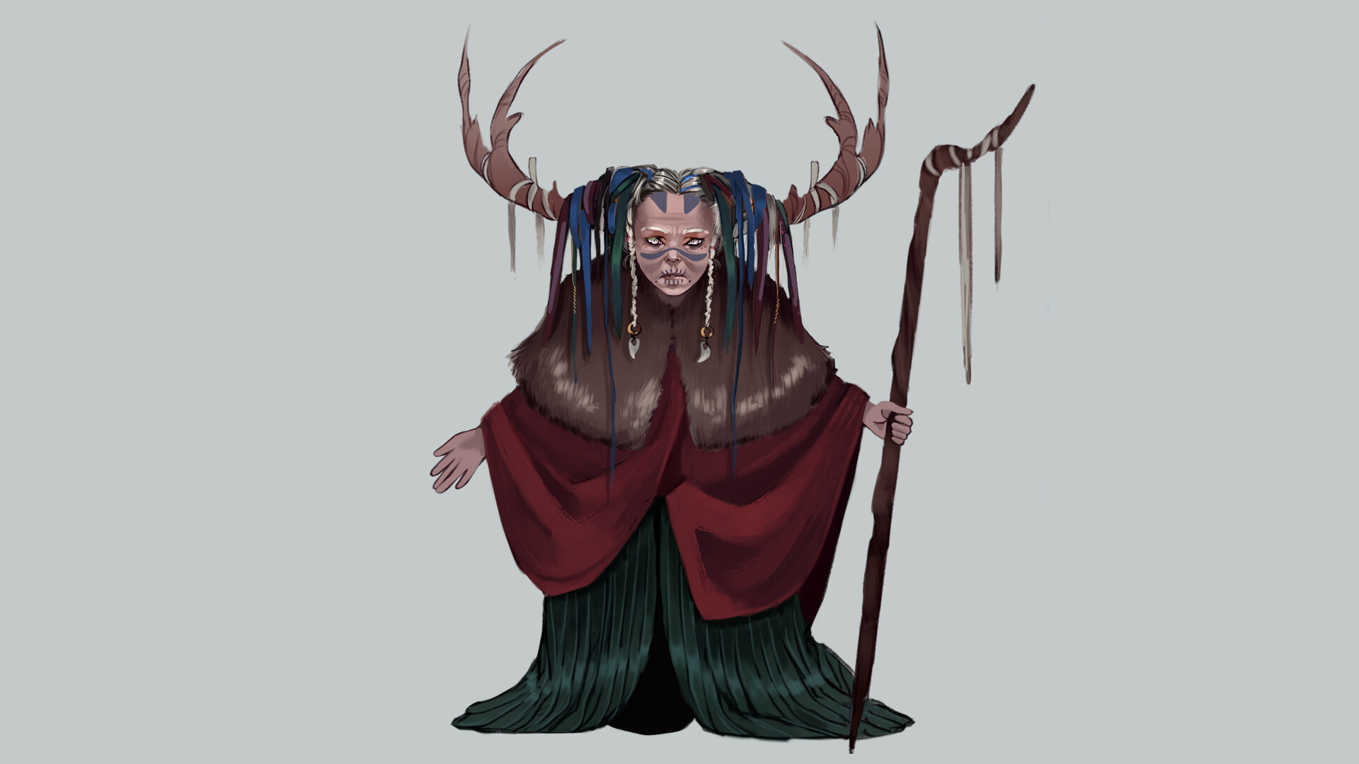 ArtStation - Druid concept art sketches