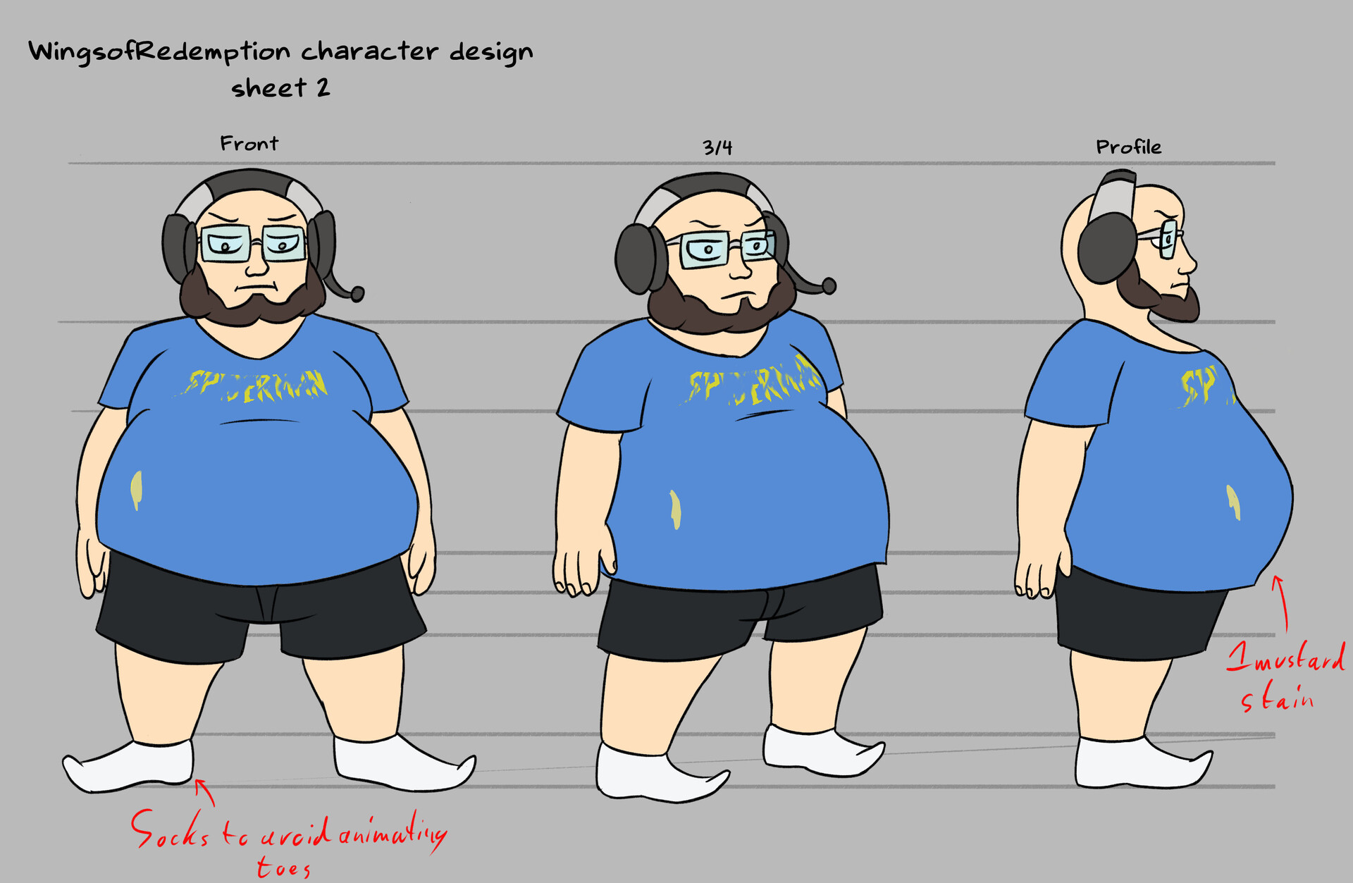 ArtStation - WingsOfRedemption animation character design