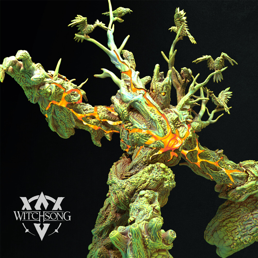 ArtStation Mirewood Tree Warrior