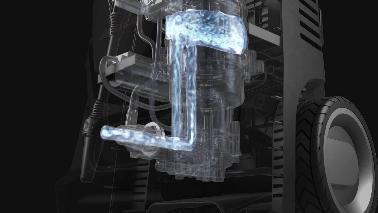 Sliced View / see through Technical 3D Animation - Aicrovision