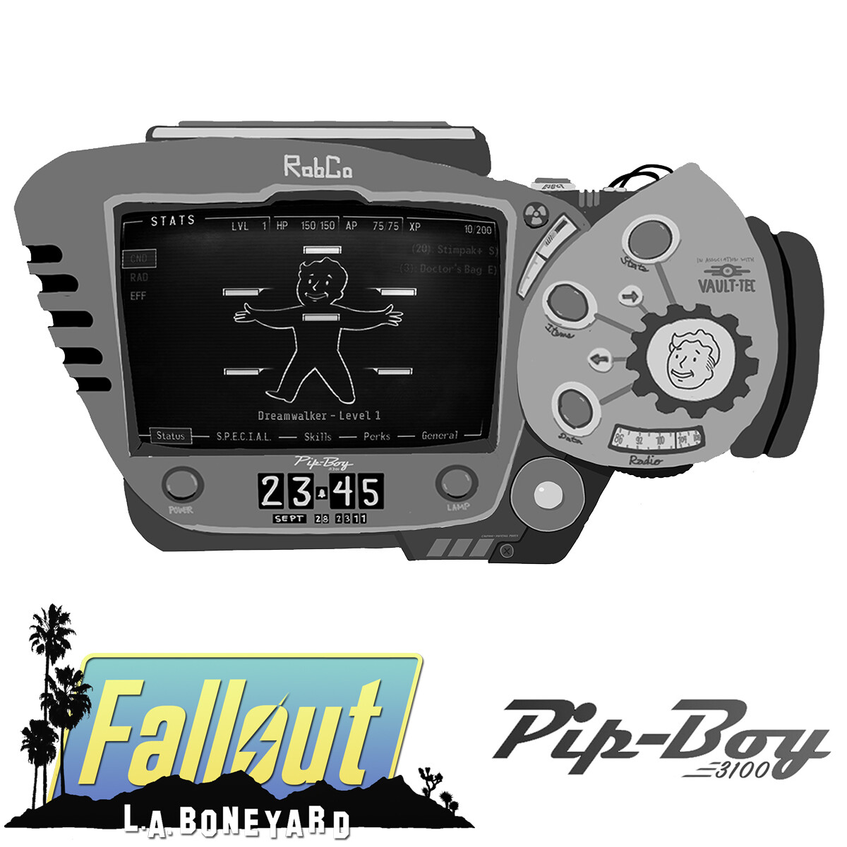 Fallout: L.A. Boneyard - Pip-Boy 3100