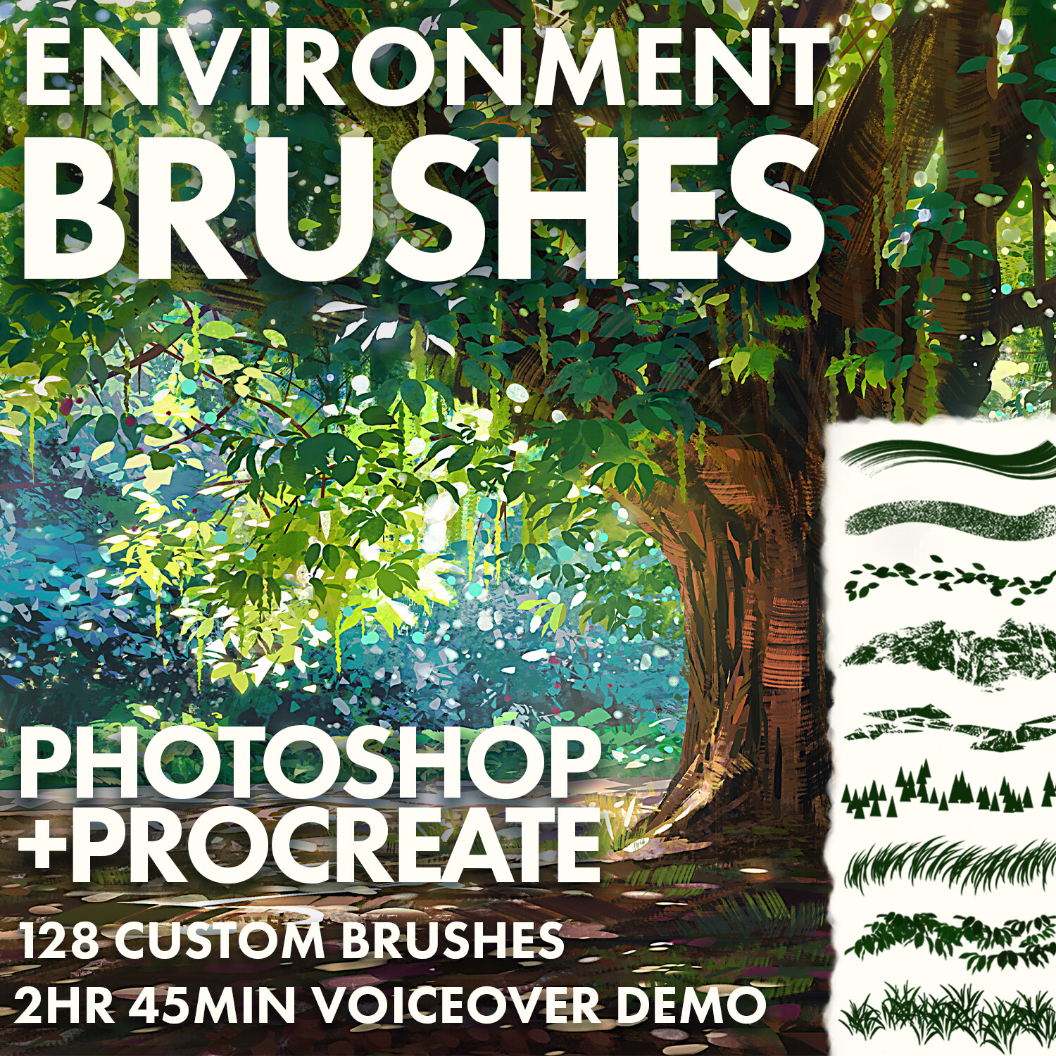 procreate environment brushes free