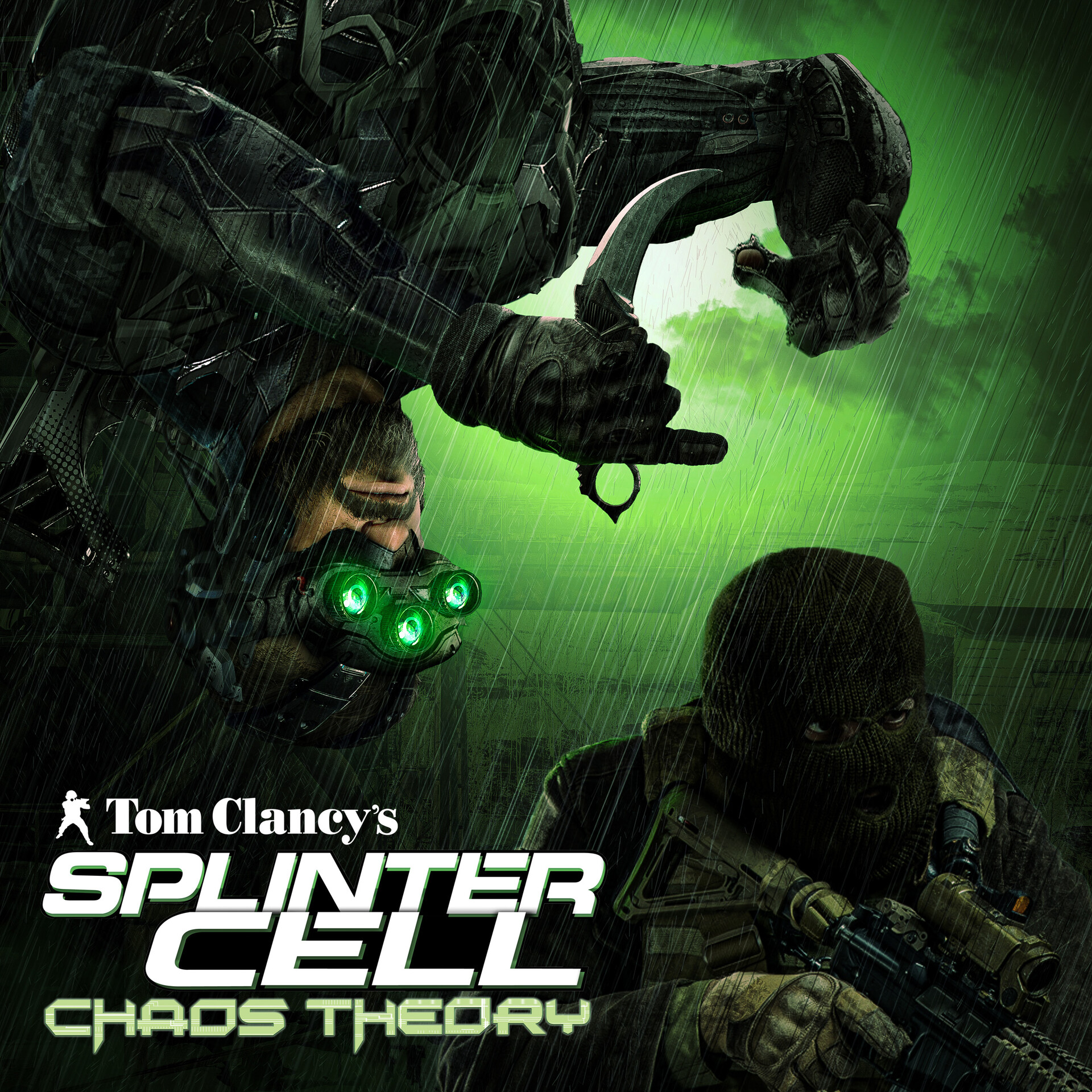 ArtStation - Splinter Cell: Chaos Theory Cover Redesign