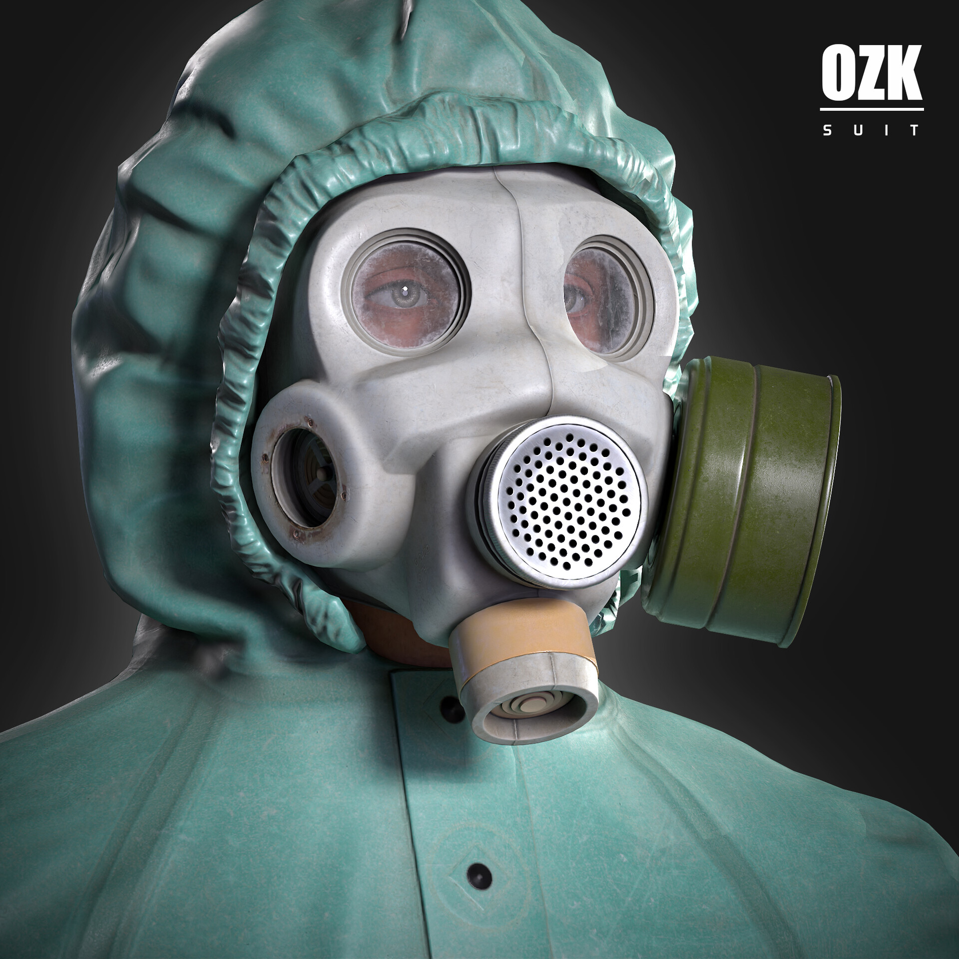 ArtStation - hazmat suit OZK