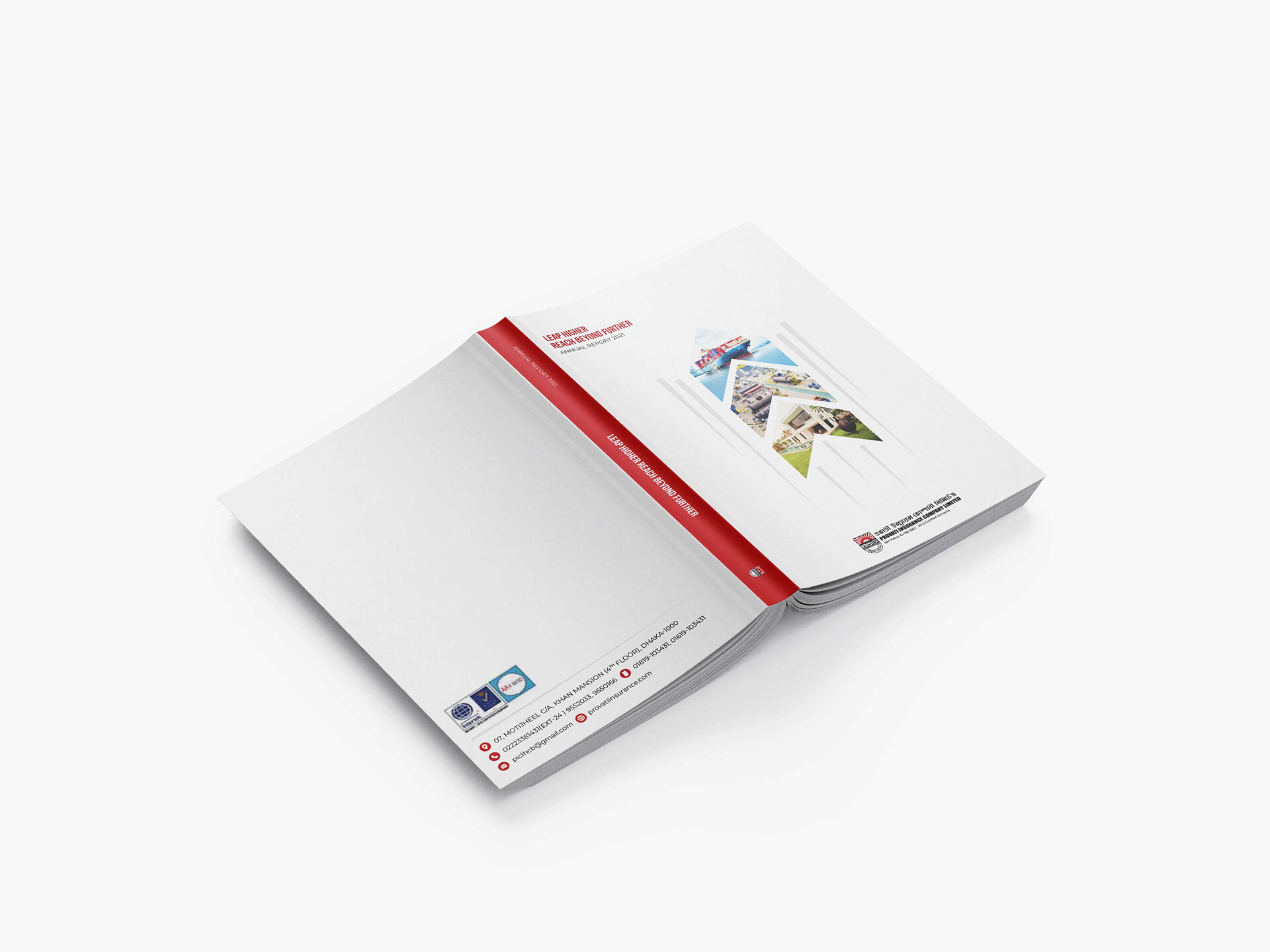 ArtStation - Insurance Company Annual Report Cover Design