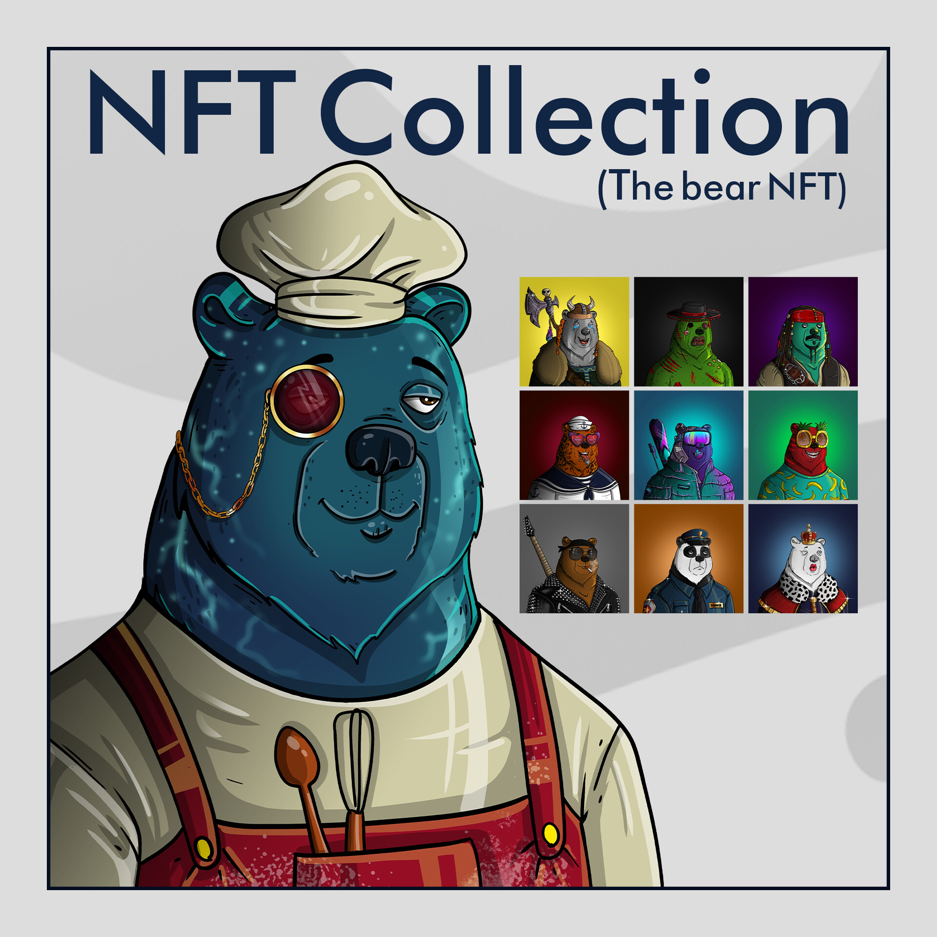 ArtStation - The Bear NFT Collection