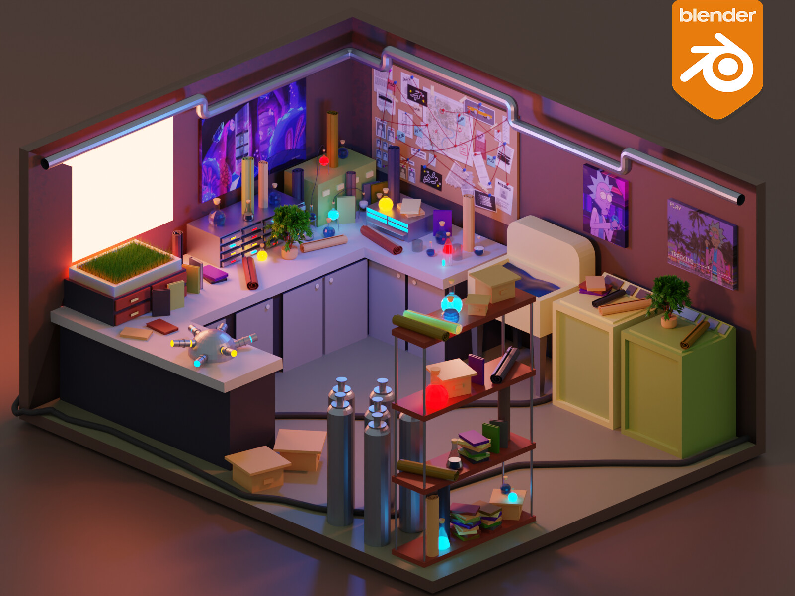 ArtStation BLENDER projects